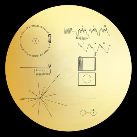 golden record on the voyager